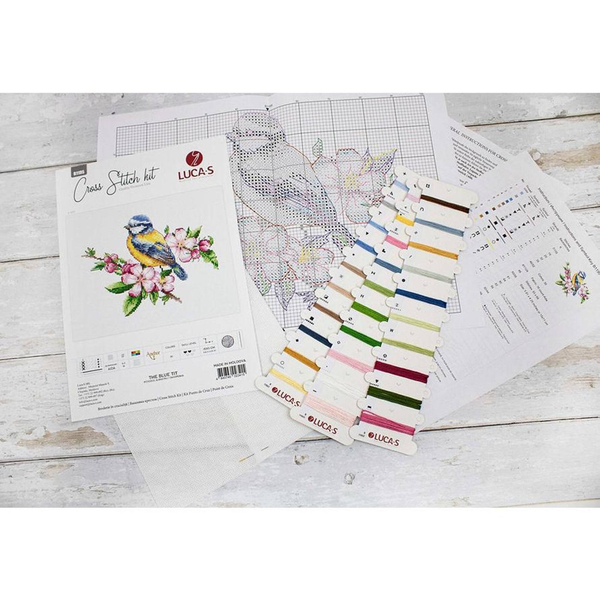 Luca-s The Blue Tit Counted Cross Stitch Kit